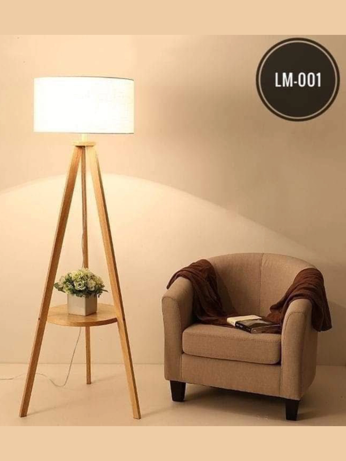 Tripod floor lamp Tripod floor lamp - Image 1