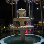 Midnight Blooms Fountain